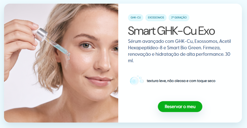 Sérum Smart GHK-CU Exo 2 geração banner